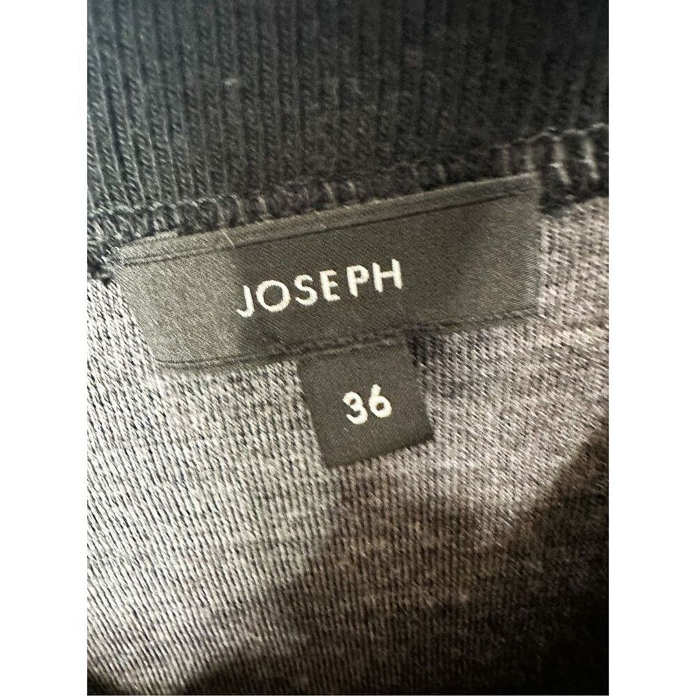 Joseph Wool Blend Crew Neck Long Sleeve Sweatshirt Gray Black Size 36 - Picture 7 of 12